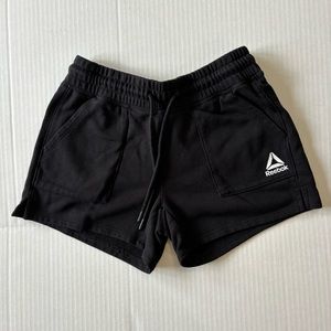 Reebok Black Sweat Shorts With Pockets Women's Size XS